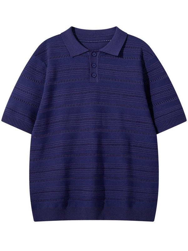 Retro Old Money Style Leisure Polo Shirts
