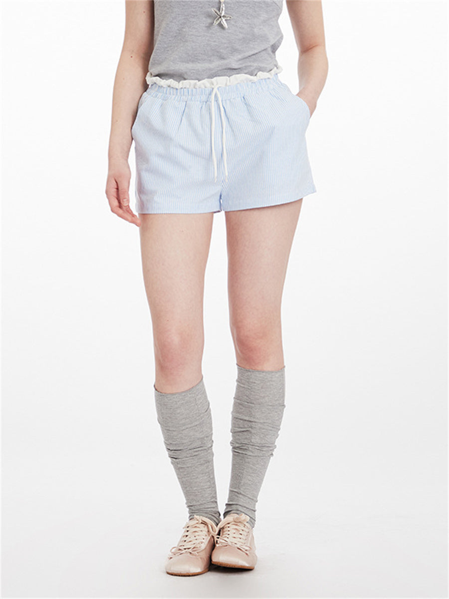 Liber Summer Women's Lace up Shorts