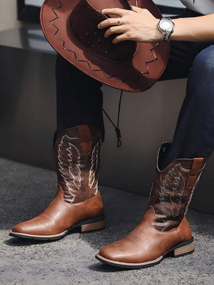 Embroidered Western Boots