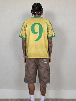 Brazil Sporty Style No. 9 Jersey Printed T-shirts
