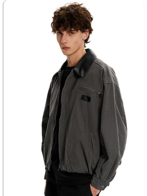 Short And Wide Canvas Washing Old Detroit Tooling Jackets