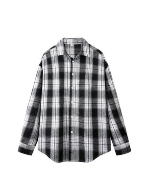 Color Matching Plaid Simplicity Shirts