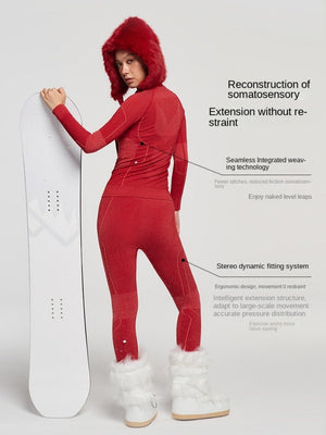 Jacket Pants And Quick-drying Shirt Outdoor Sweating Compression Functional Underwear Keep Warm Two-piece Base Layer