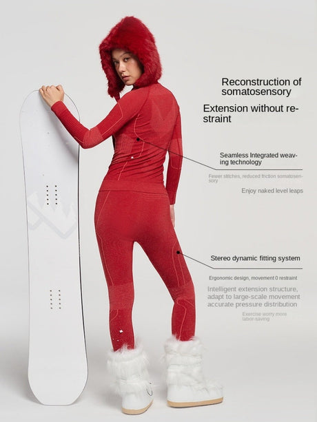 Jacket Pants And Quick-drying Shirt Outdoor Sweating Compression Functional Underwear Keep Warm Two-piece Base Layer