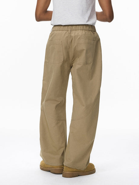 Liber Autumn Neutral wear Solid Color Pants