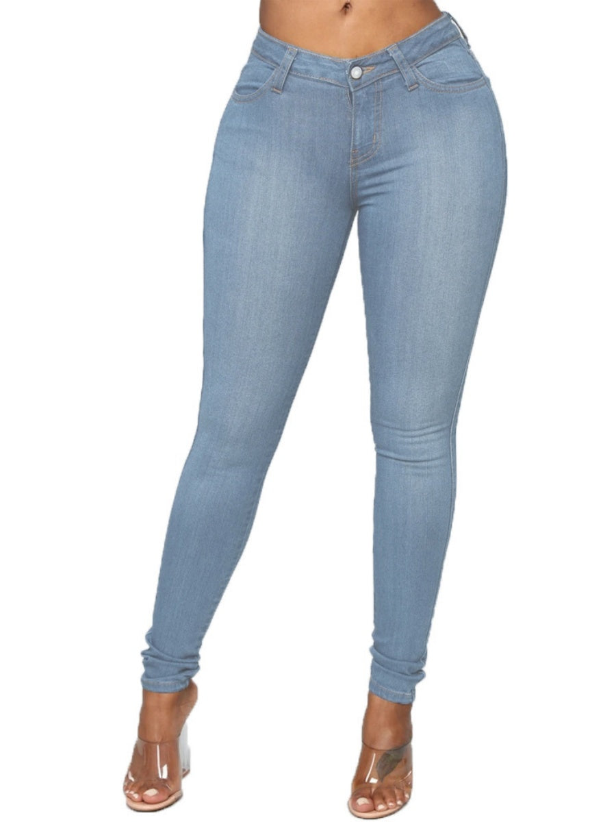 Pencil Pants Tight Fit Butt-lifting Style Jeans