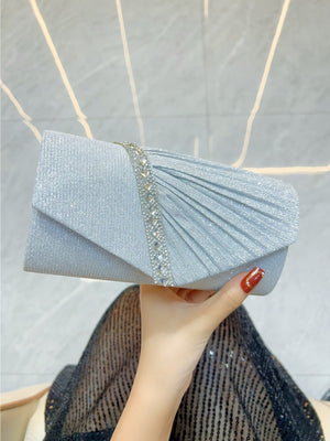 Liber Four Seasons ACC Pleated Diamond Small Square Bag