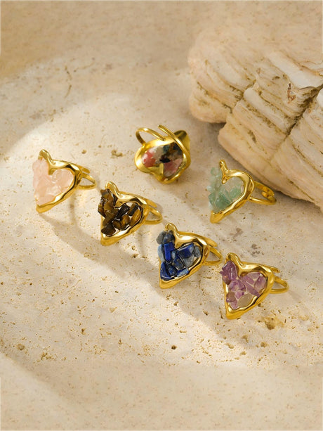 Colorful Heart Ring