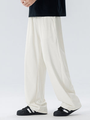 Cool Feeling Lightweight Loose-fit Straight-fit Dress Pants Pants