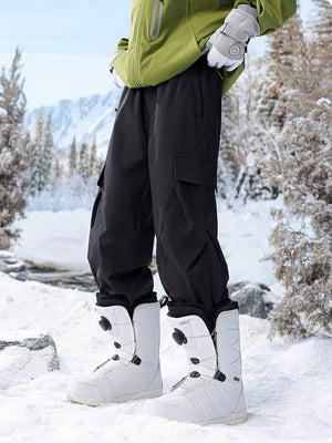 Outdoor Windproof Thickening Ski Water-repellent Keep Warm Cargo Trousers