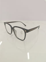 Lunettes semi-transparentes de couleur unie