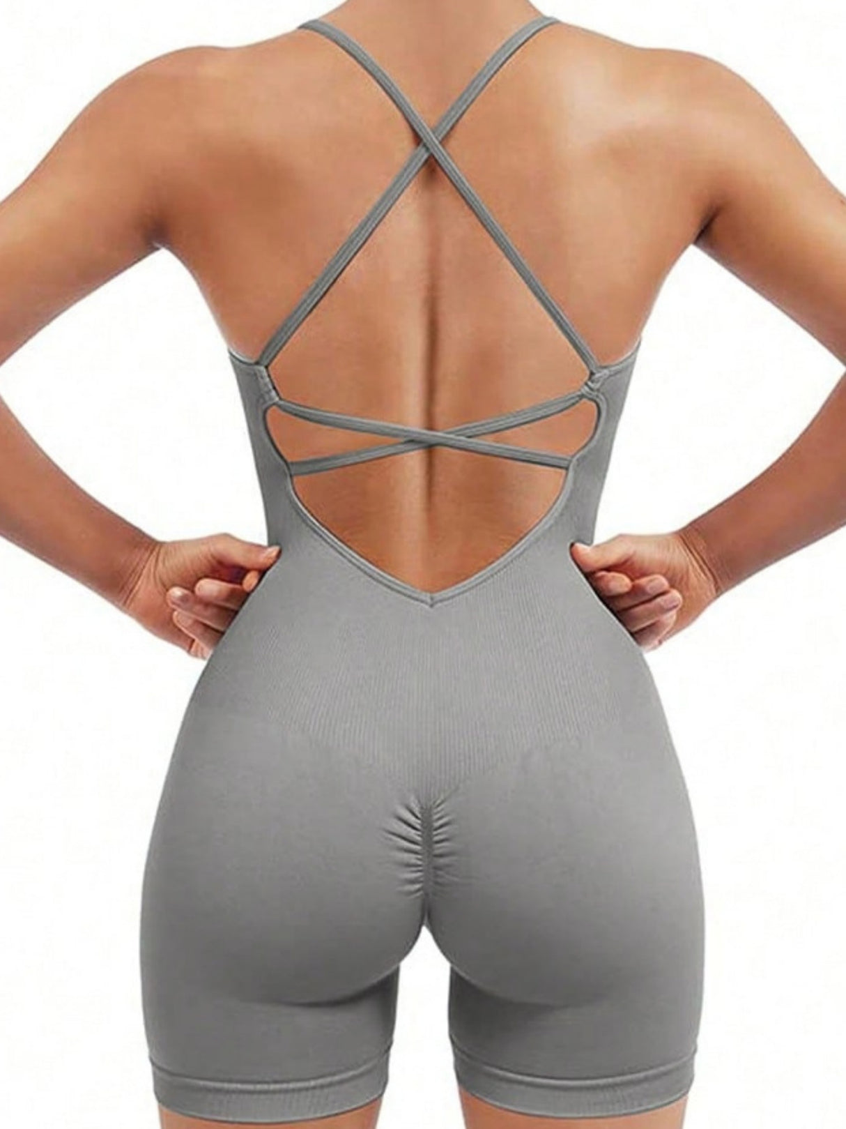 Seamless Quick-drying Beautiful Back And Lifted Buttocks Exercise And Fitness Yoga Jumpsuits&Bodysuits