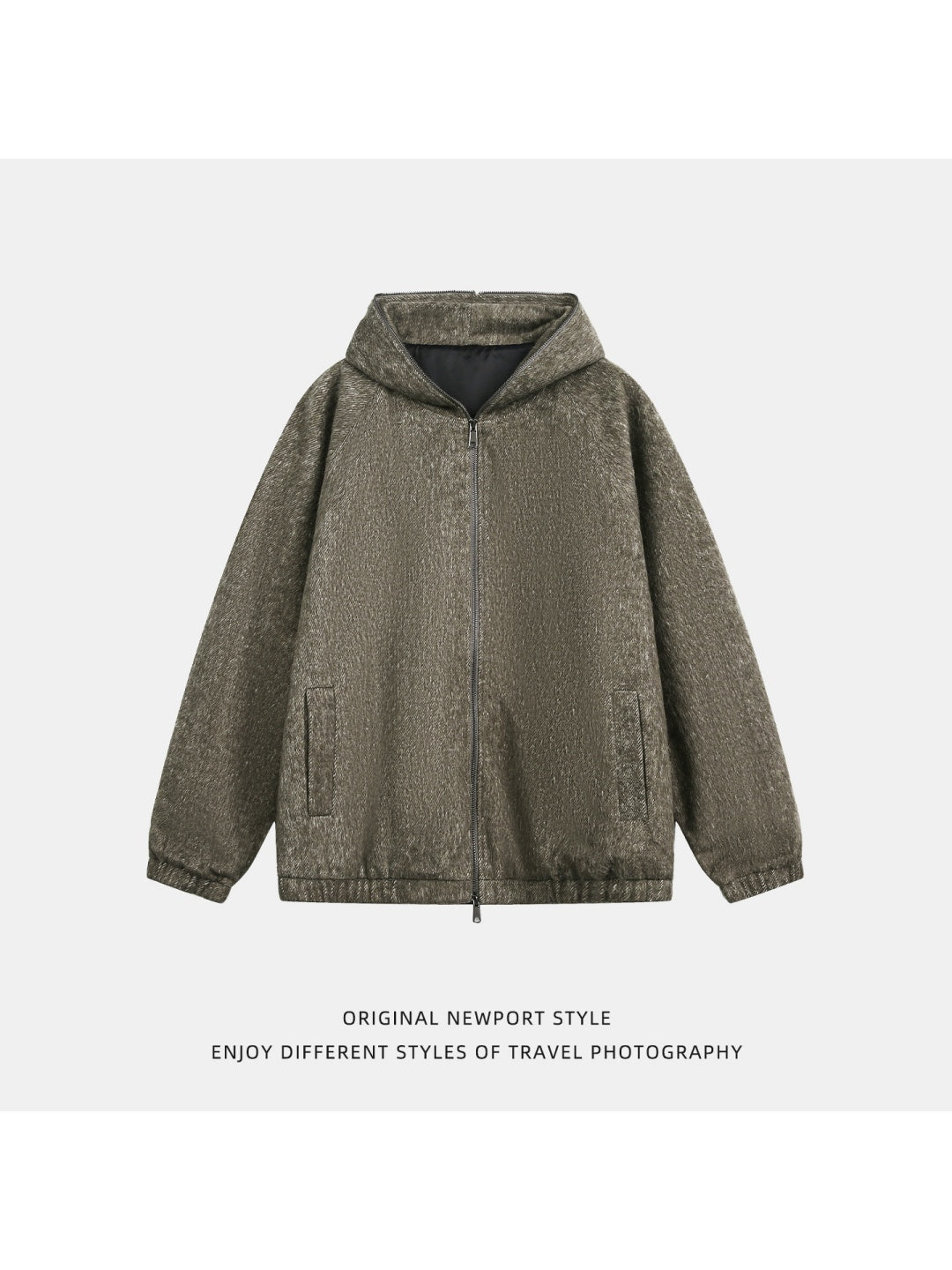 Liber Autumn Men's Solid Color Jackets