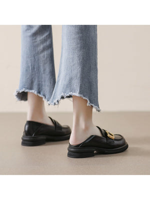 Liber Spring and autumn women's thick-soled loafers