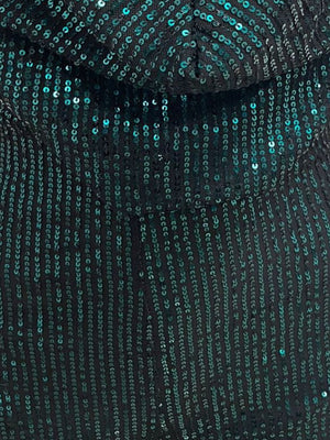 Sleeveless Halter Sequined Jumpsuit