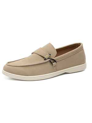 Suede Slip-on Loafers
