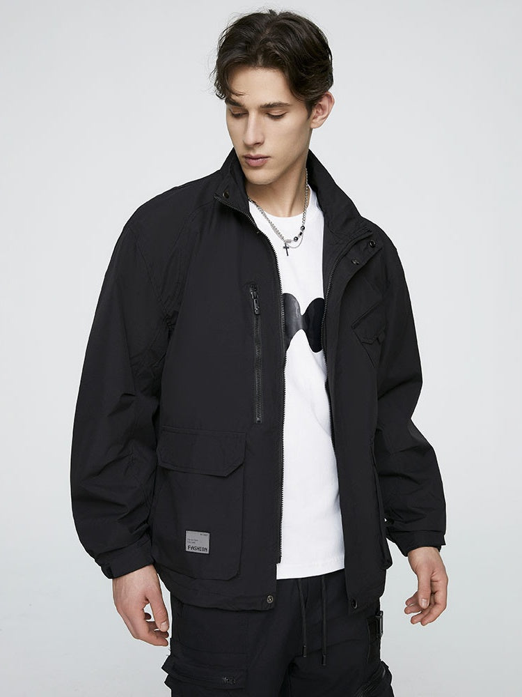 All-match Trend Sports Outdoor Leisure Multiple Pockets Work Jacket