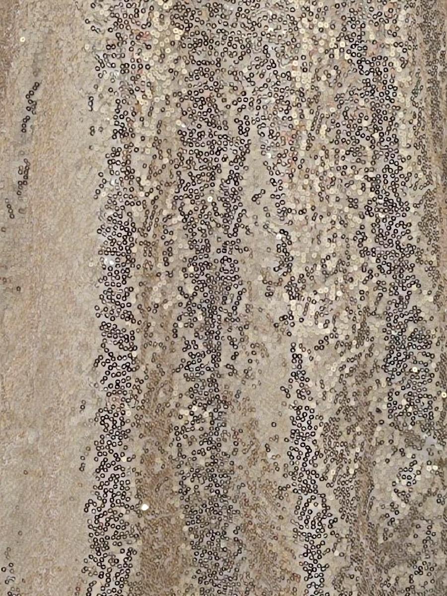 Small Stand-up Collar Sequins Loose Mini&Short Dresses