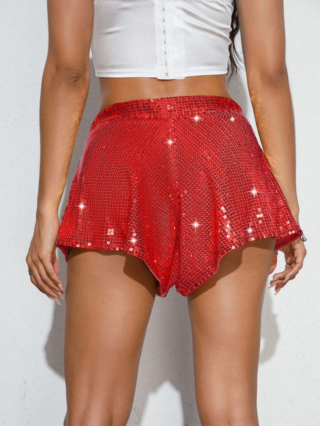 Sequins High Elasticity Shorts