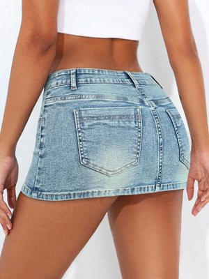 American-style Sexy Denim Skirt