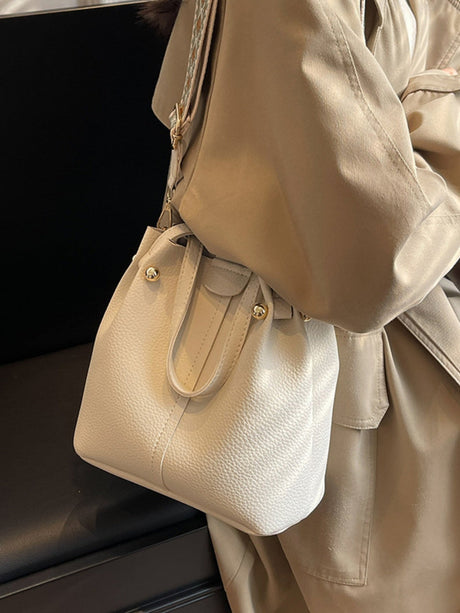 Metal Buckle Crossbody Bag