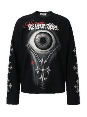 Liber Autumn Neutral wear Printed Eye T-shirts