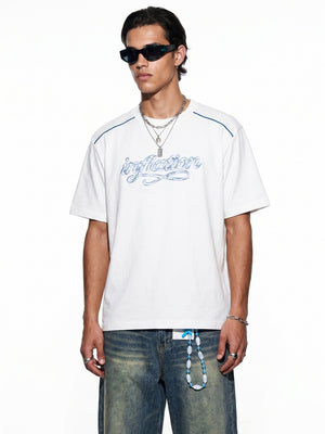 Applique Color-blocked T-shirts