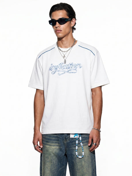 Applique Color-blocked T-shirts