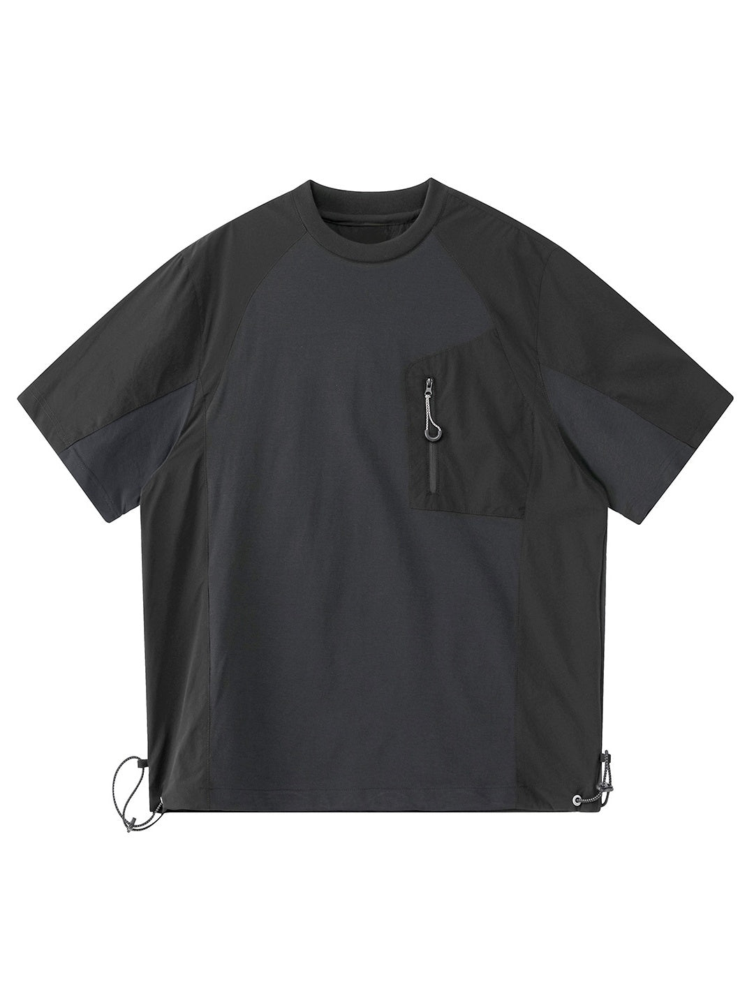 Color-blocked Patchwork Breathable Loose-fit T-shirts