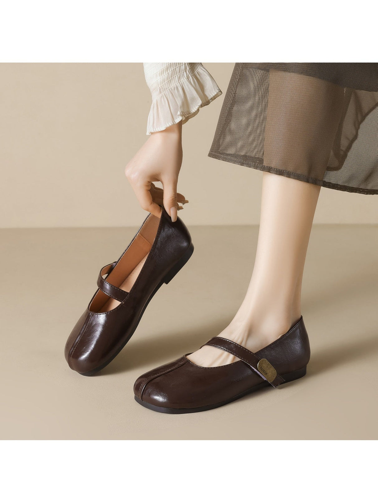 Liber Spring and Autumn Women's Mary Jane Shoes