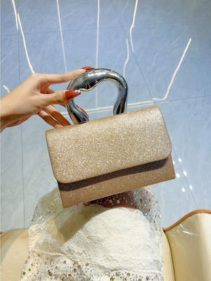 Liber Four Seasons ACC Sequined Small Square Bag