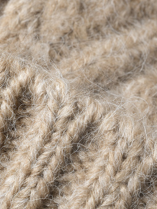 Jacquard Thick-Knit Beanie, Thermal Winter Hat, Warm Fleece-Lined, One Size