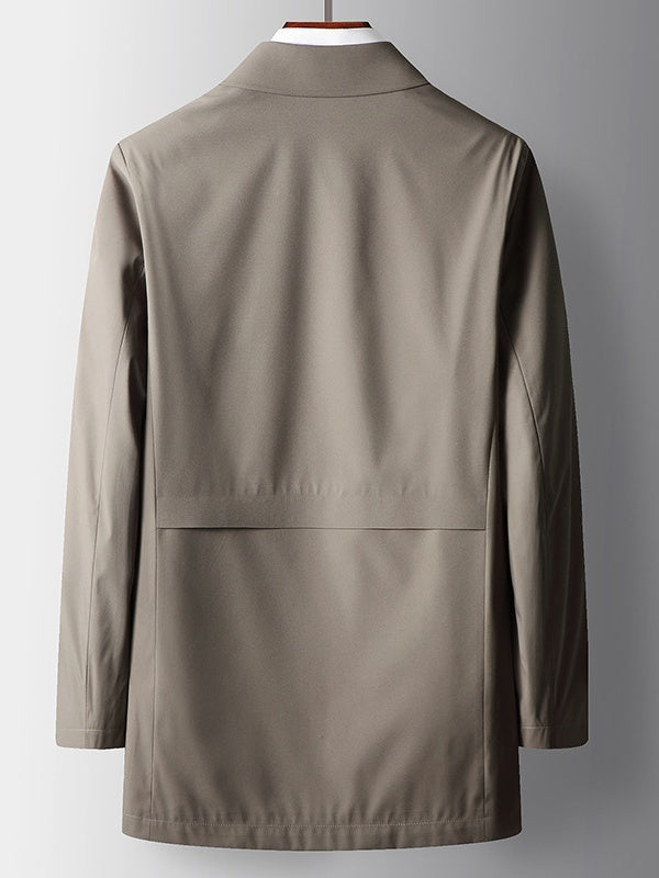 Business Single-Breasted Leisure Trench Coats