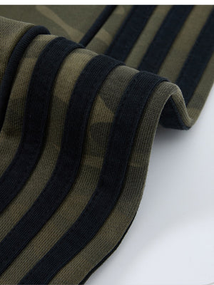 Camouflage Leisure Straight-fit Loose-fit Pants