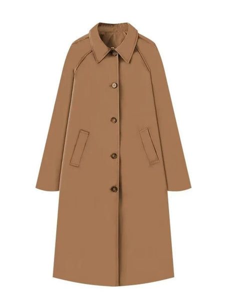Old Lattice lining Mid-length Trench Coats