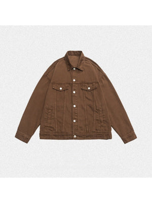 Liber Summer Neutral wear Pocket decoration Solid Color Jackets