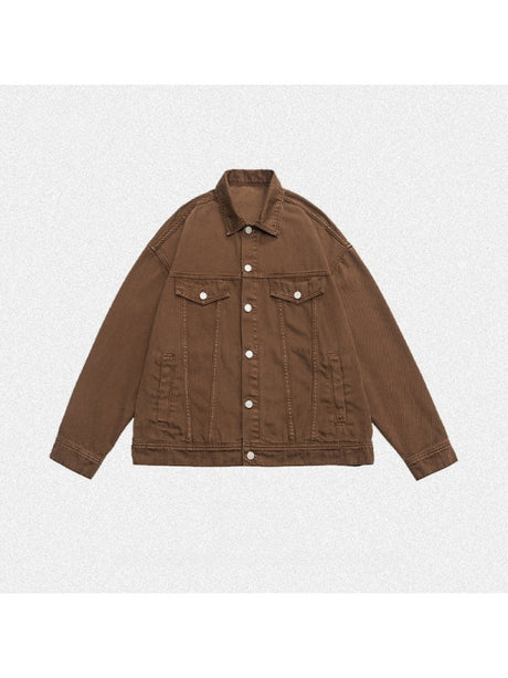 Liber Summer Neutral wear Pocket decoration Solid Color Jackets