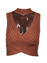 Liber Summer Women's Backless Harlter Top