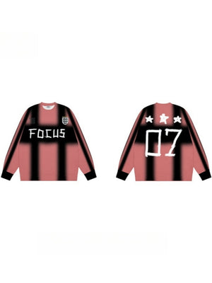 Liber Autumn Neutral wear Printed Letter T-shirts