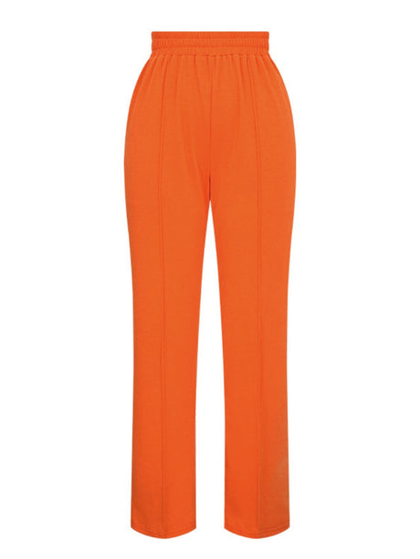 Liber Fall Women's Solid Color Sportswear Conventional Pants