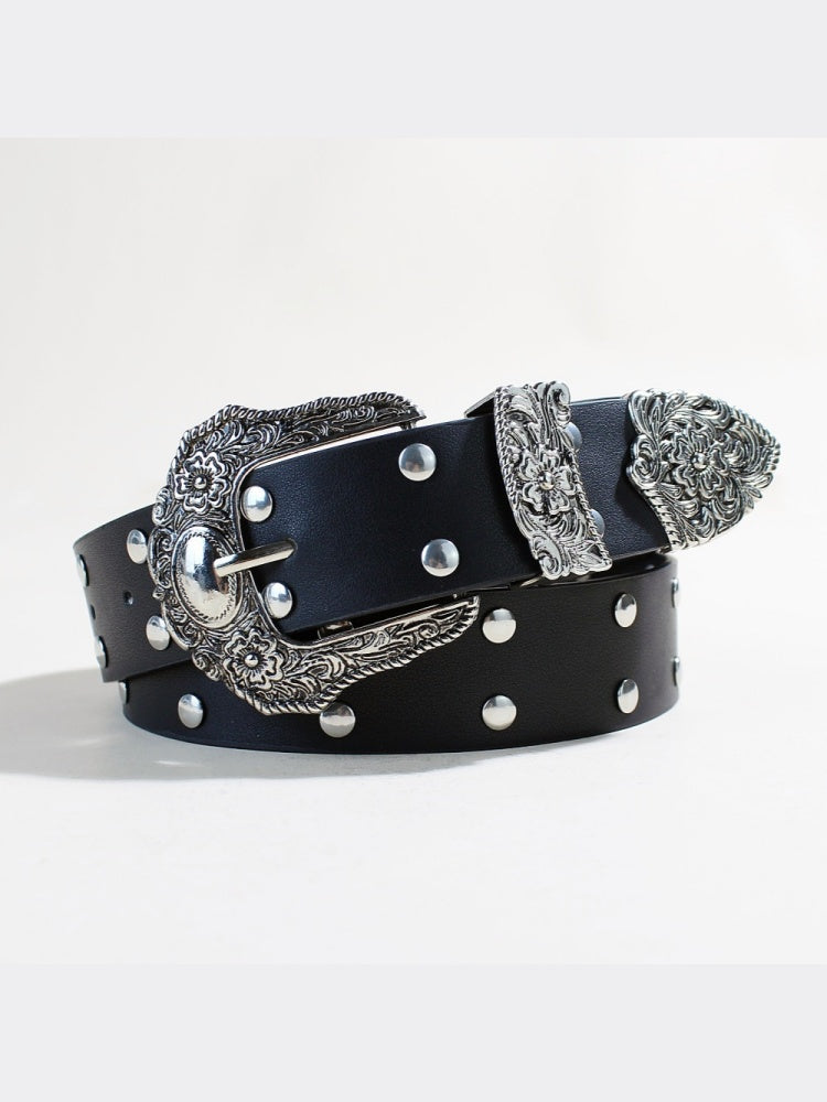 Retro Rivet Punk Belts