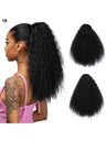 Small Curly Ponytail Synthetic Fiber Drawstring Braid High-temperature Silk Wig