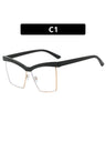 Leopard Print Full-frame Square Fashion Glasses