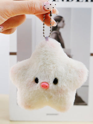 Stern-Plüschtier-Schlüsselanhänger