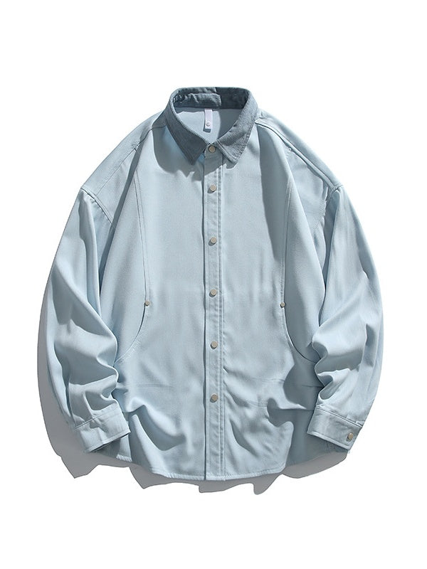 Color-blocked Studs Shirts