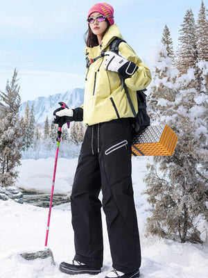 Outdoor Thickening Keep Warm Ski Pants Windproof Water-repellent Tooling Hiking Pants