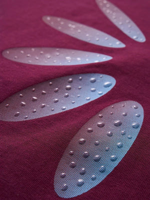 T-shirts imprimés goutte d'eau de sport à blocs de couleurs