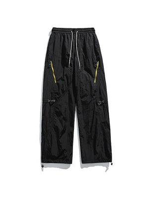 Outdoor Metal Three-proof Lightweight On Foot Straight Tooling Hiking Pants