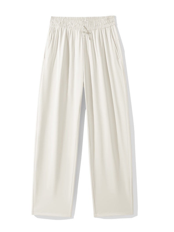 Cool Feeling Lightweight Loose-fit Straight-fit Dress Pants Pants