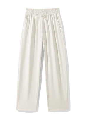 Cool Feeling Lightweight Loose-fit Straight-fit Dress Pants Pants